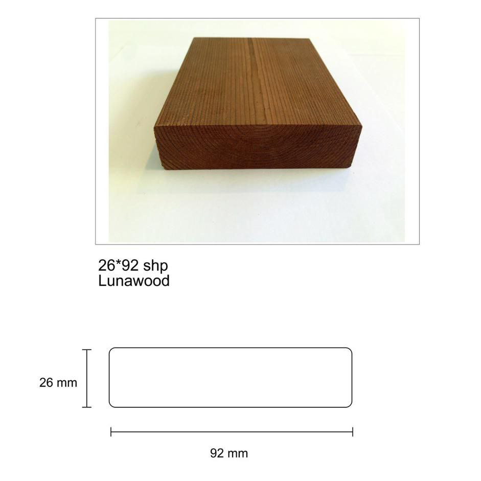 ترمووود لوناوود shp 26x92 خام